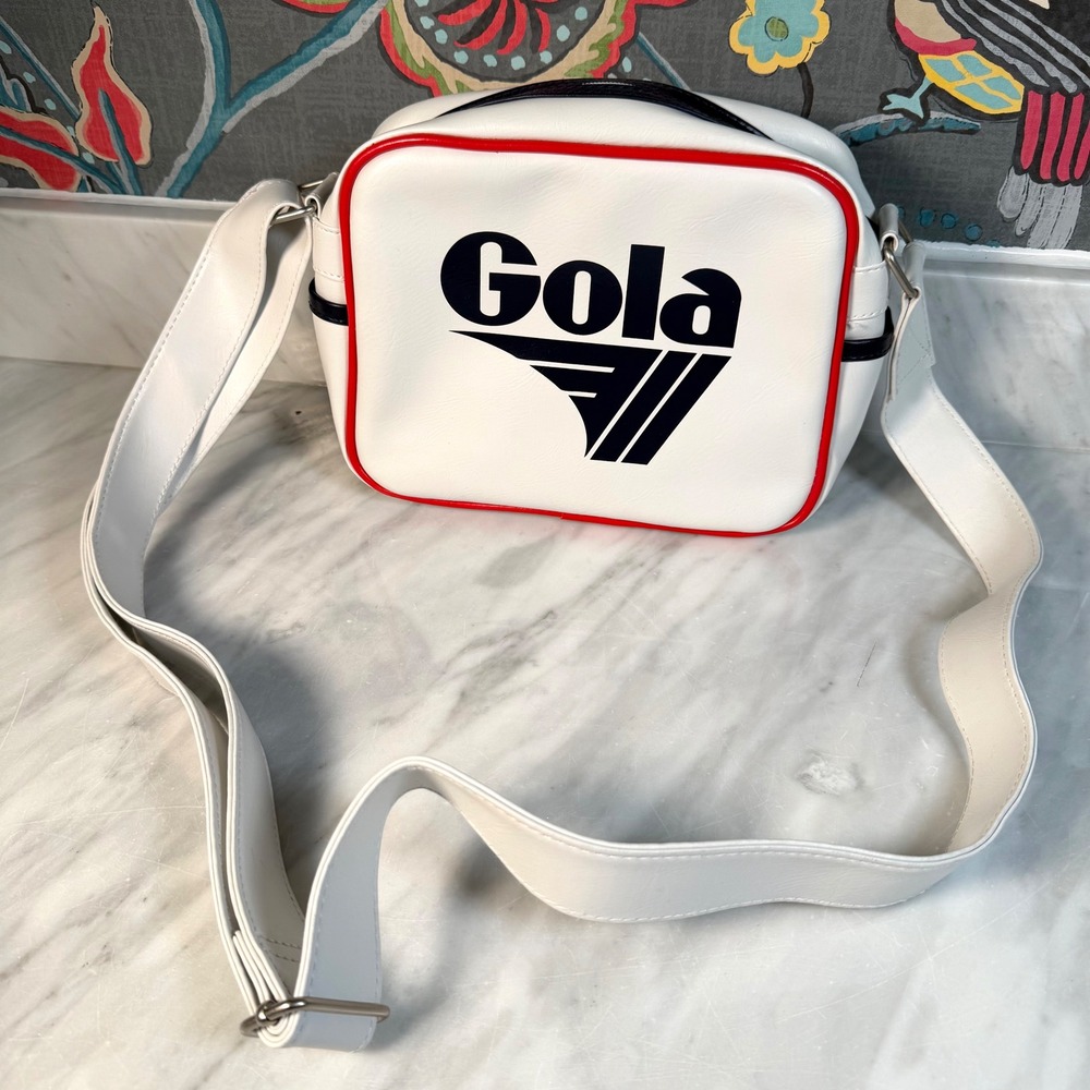 Gola Redford Messenger Bag White‎ Retro Vintage Style Crossbody D38110A READ